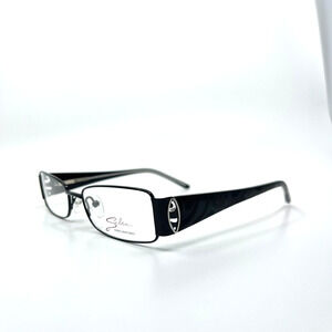 Salsa SA 804‎ BK Eyeglasses Frames Black Rectangular Full Rim 50[]17-135 H6458